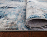 Detail of Leonelle rug edge highlighting machine weave and 9mm pile