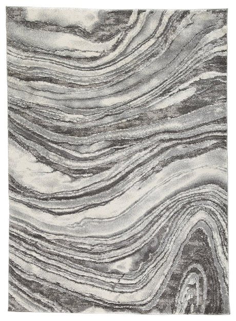 Wysdale Ivory Gray rug close-up texture detail