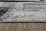 Close-up of Brycebourne polypropylene rug texture and pattern