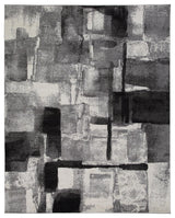 Brycebourne 5'3 x 7'7 rug showing pattern detail