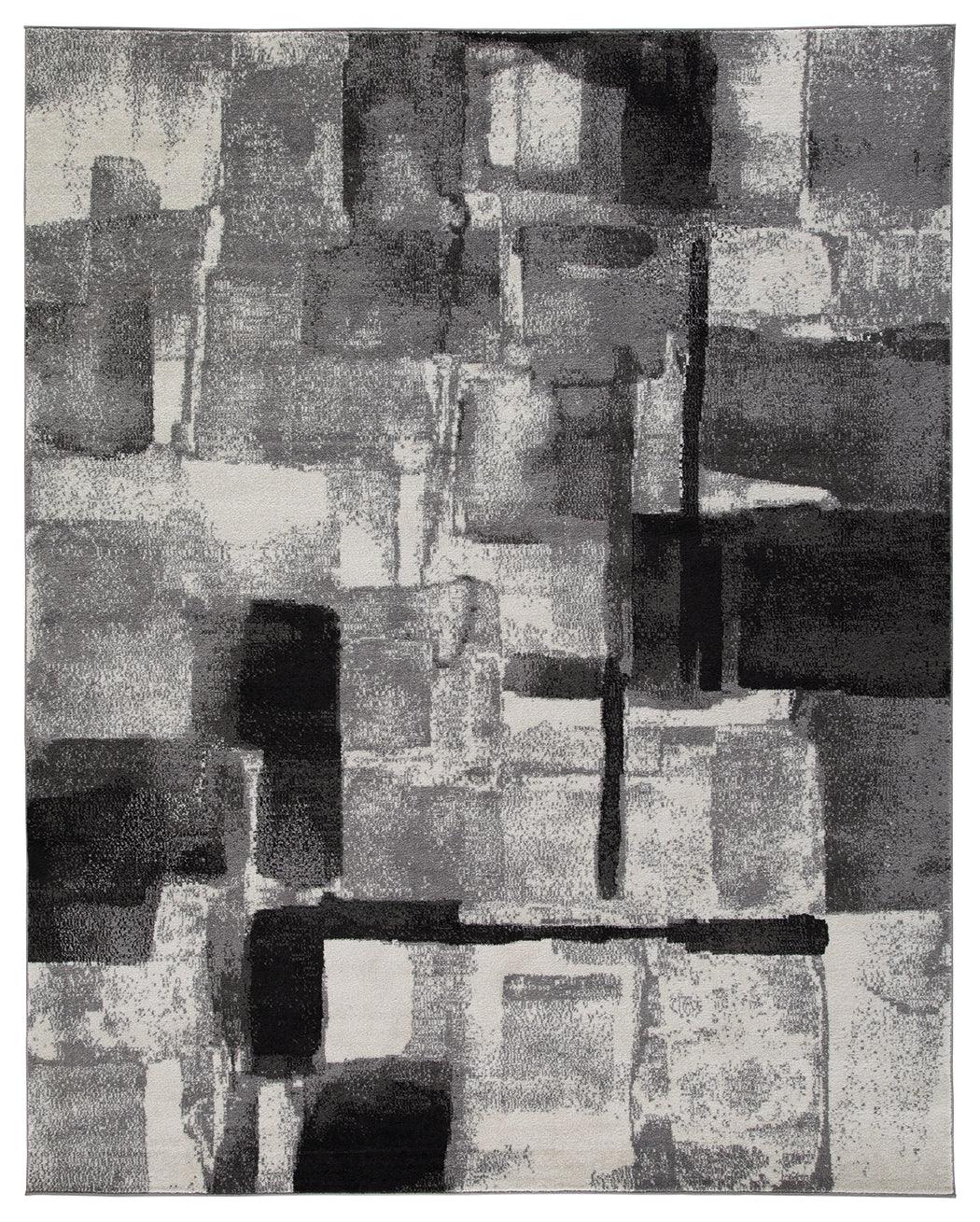 Brycebourne 5'3 x 7'7 rug showing pattern detail