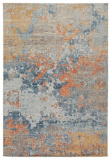 Close-up of Wraylen rug abstract pattern and texture