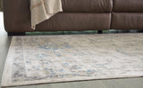 Texture detail of Barkham Multi rug pile and fabric