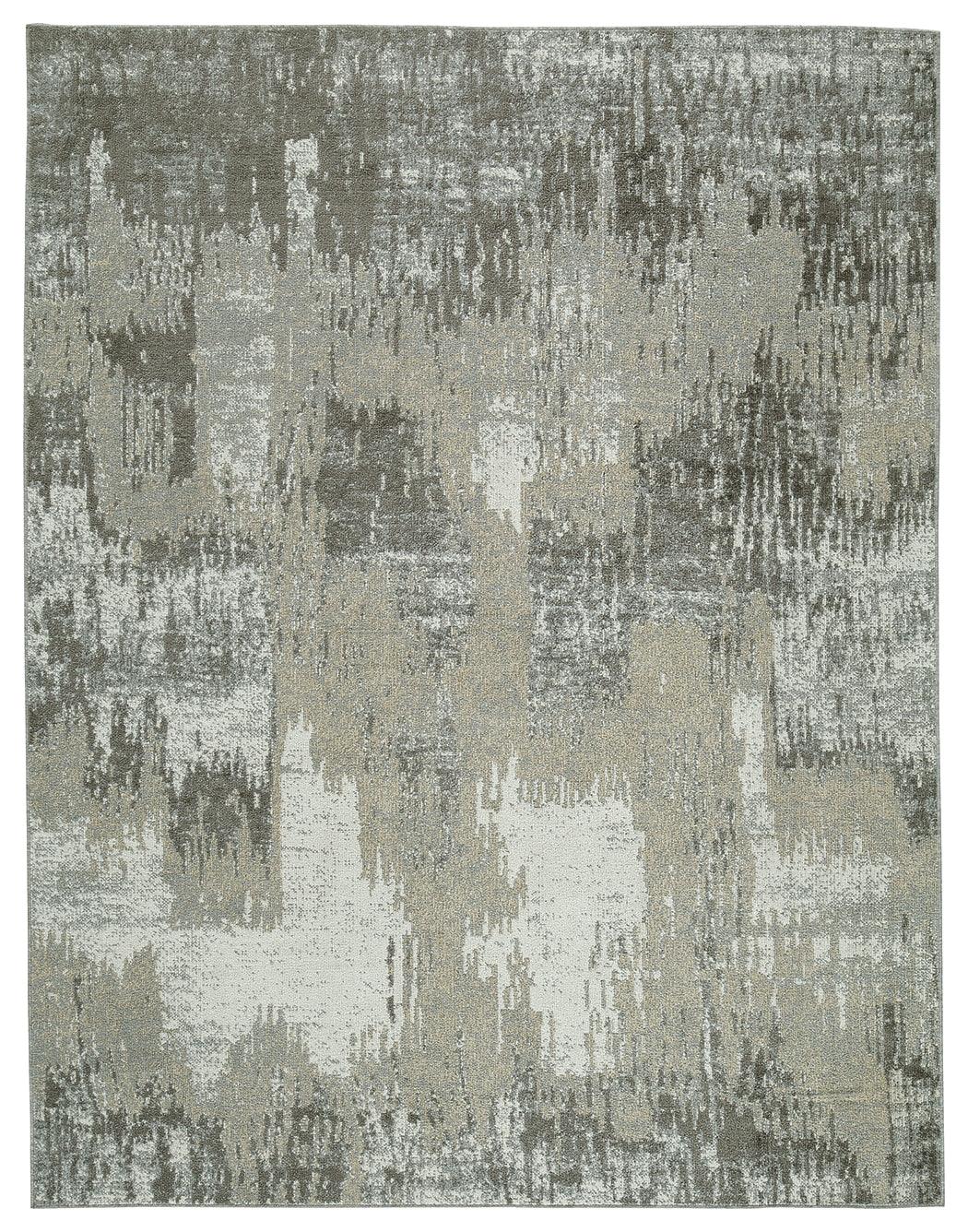 Close-up of Arriston Multi rug fabric and texture