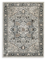 Close-up of Gregmoore Multi rug pattern and texture