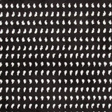 Swatch of Minston black and white area rug fabric