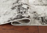 Rolled edge detail of Greyland Multi 5' x 7' rug