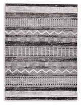 Henchester Multi 8' x 10' rug close-up of patterned pile