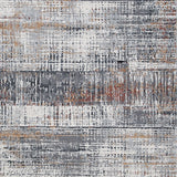 Color swatch detail of Rhettner rug fibers