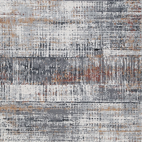 Color swatch detail of Rhettner rug fibers