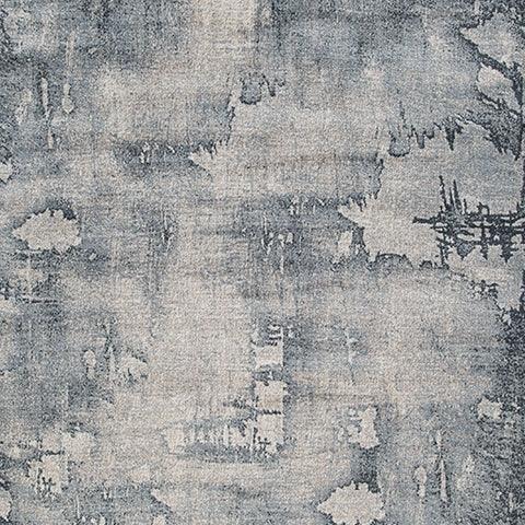Langrich Blue gray cream color swatch for 5'3" x 7'3" rug