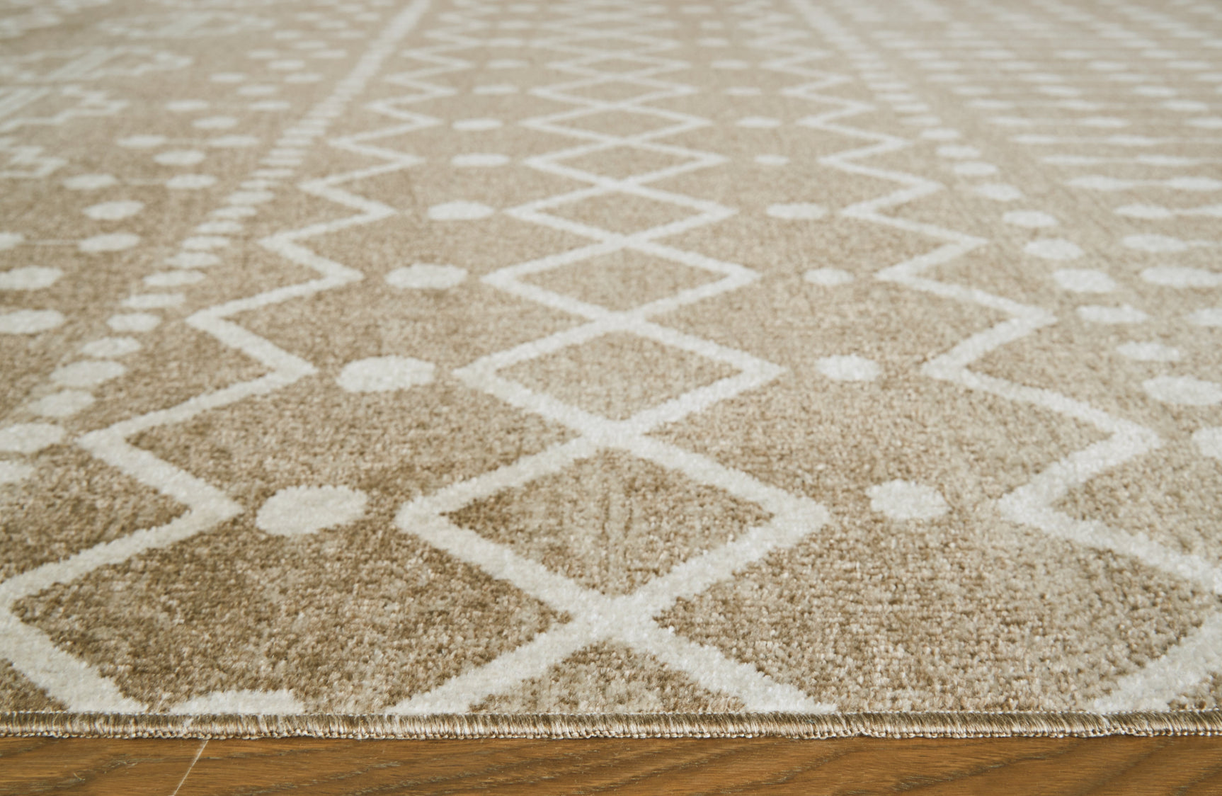 Bunchly rug detail showing fabric texture