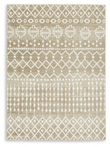 Bunchly rug folded corner showing texture