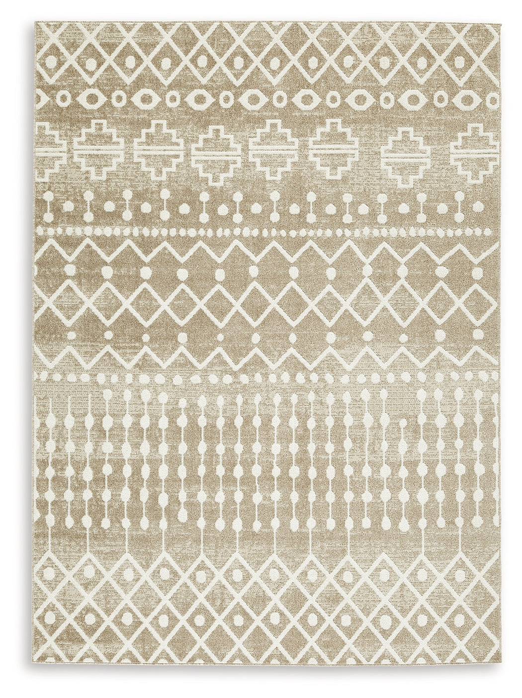 Bunchly rug folded corner showing texture