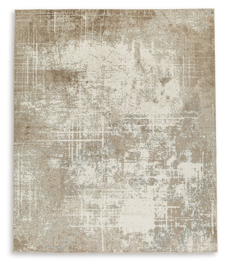 Grifflain rug corner detail showing fabric and pile