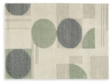 Dallane Linen Blue Green 5' X 7' Rug