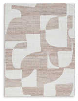Brynnfield Beige Brown 5' X 7' Rug