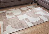 Brynnfield Beige Brown 5' X 7' Rug