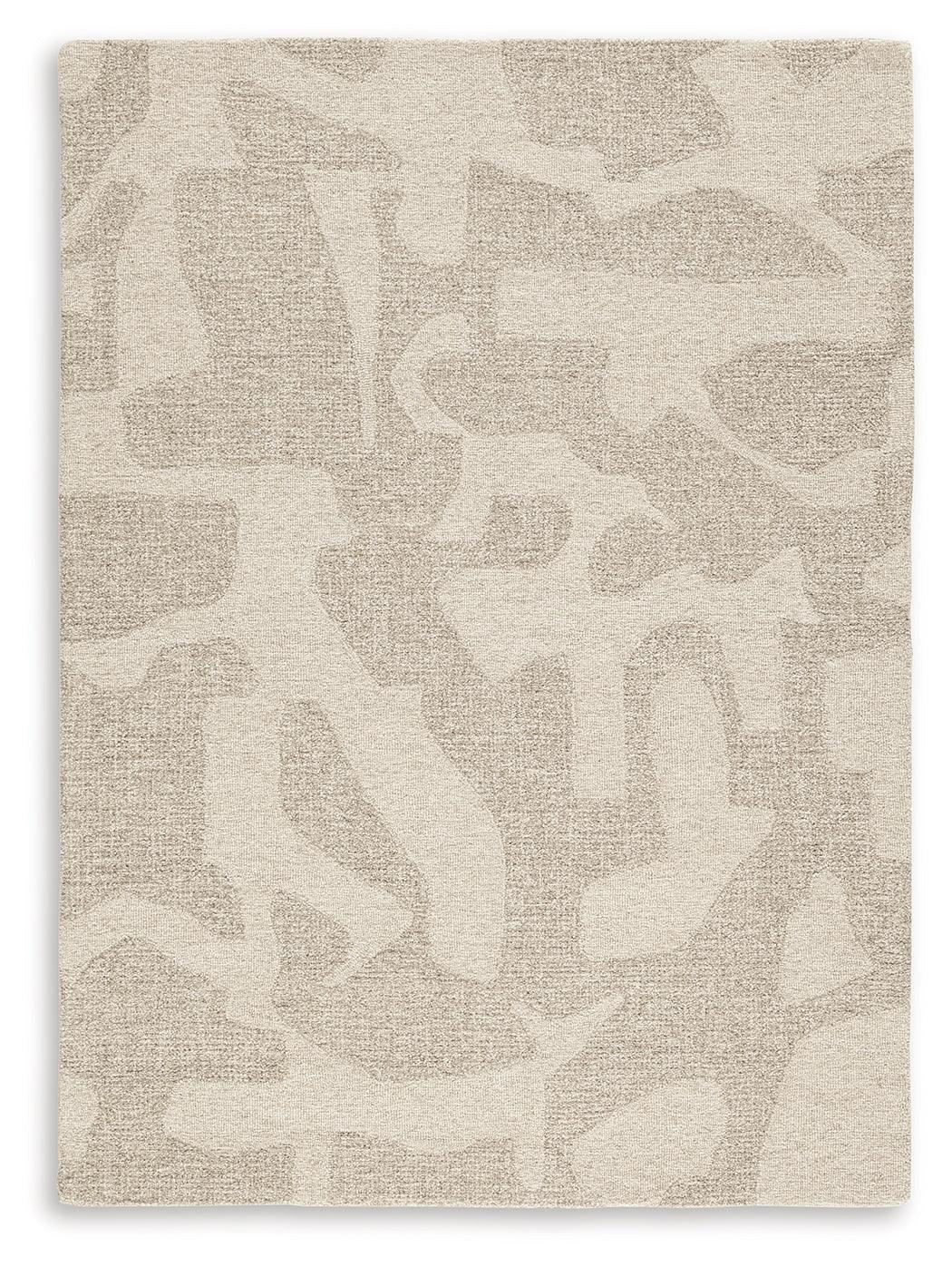 Ladonia Linen/taupe 5' X 7' Rug - Ella Furniture