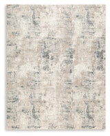 Close-up of Gentor rug abstract pattern and texture