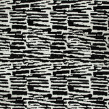 Fabric swatch of Bramshaw black ivory rug