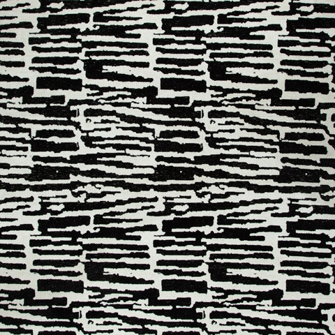 Fabric swatch of Bramshaw black ivory rug