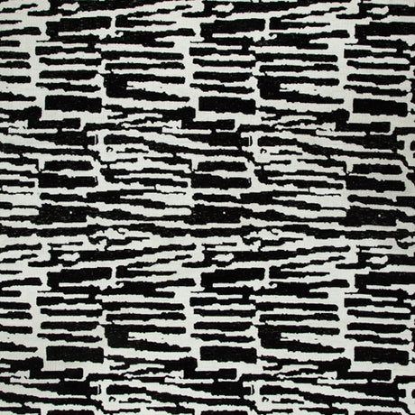 Fabric swatch of Bramshaw black ivory rug
