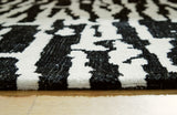 Close-up of Bramshaw rug abstract pattern and texture