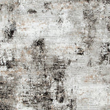 Langwell rug color swatch black gray white tan