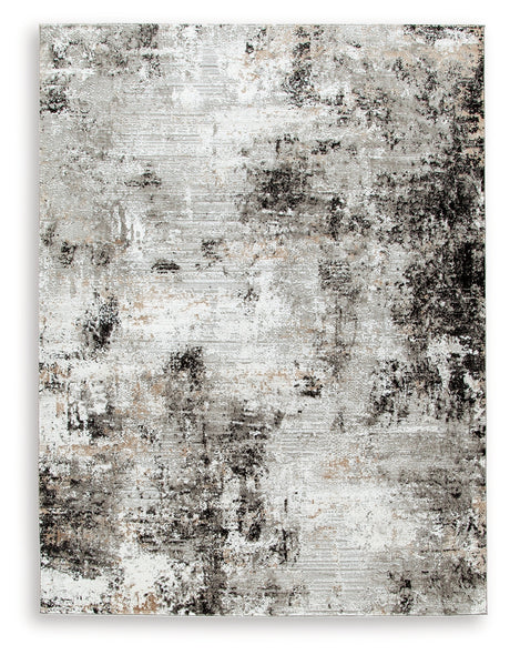 Langwell rug close-up perspective