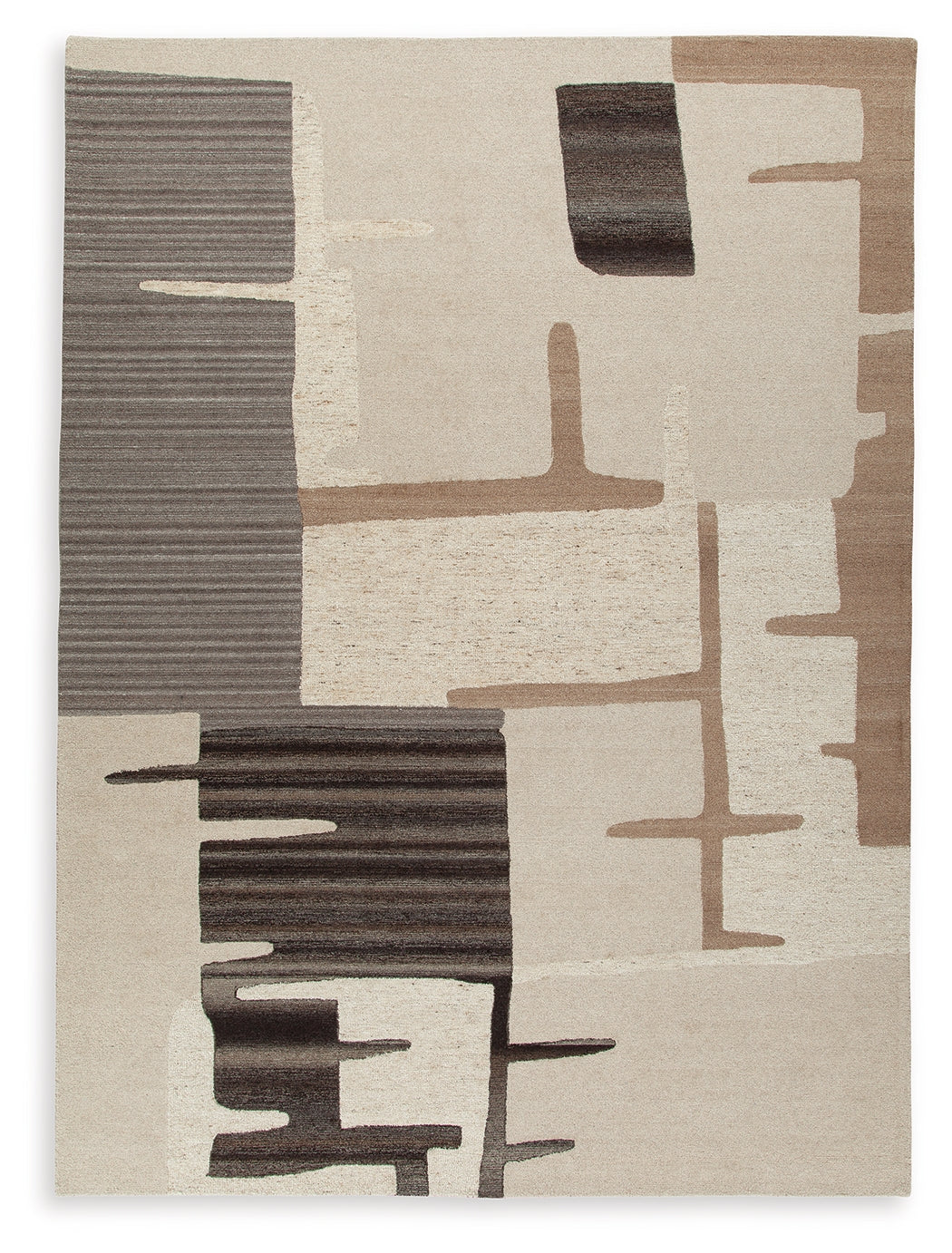 Kencher Rug folded corner showing texture and colors