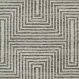Color swatch of ivory and gray tones in Jossen rug