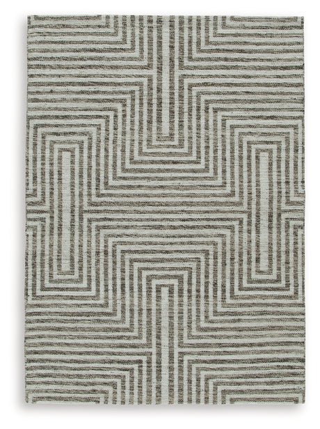 Close-up detail of Jossen geometric pattern