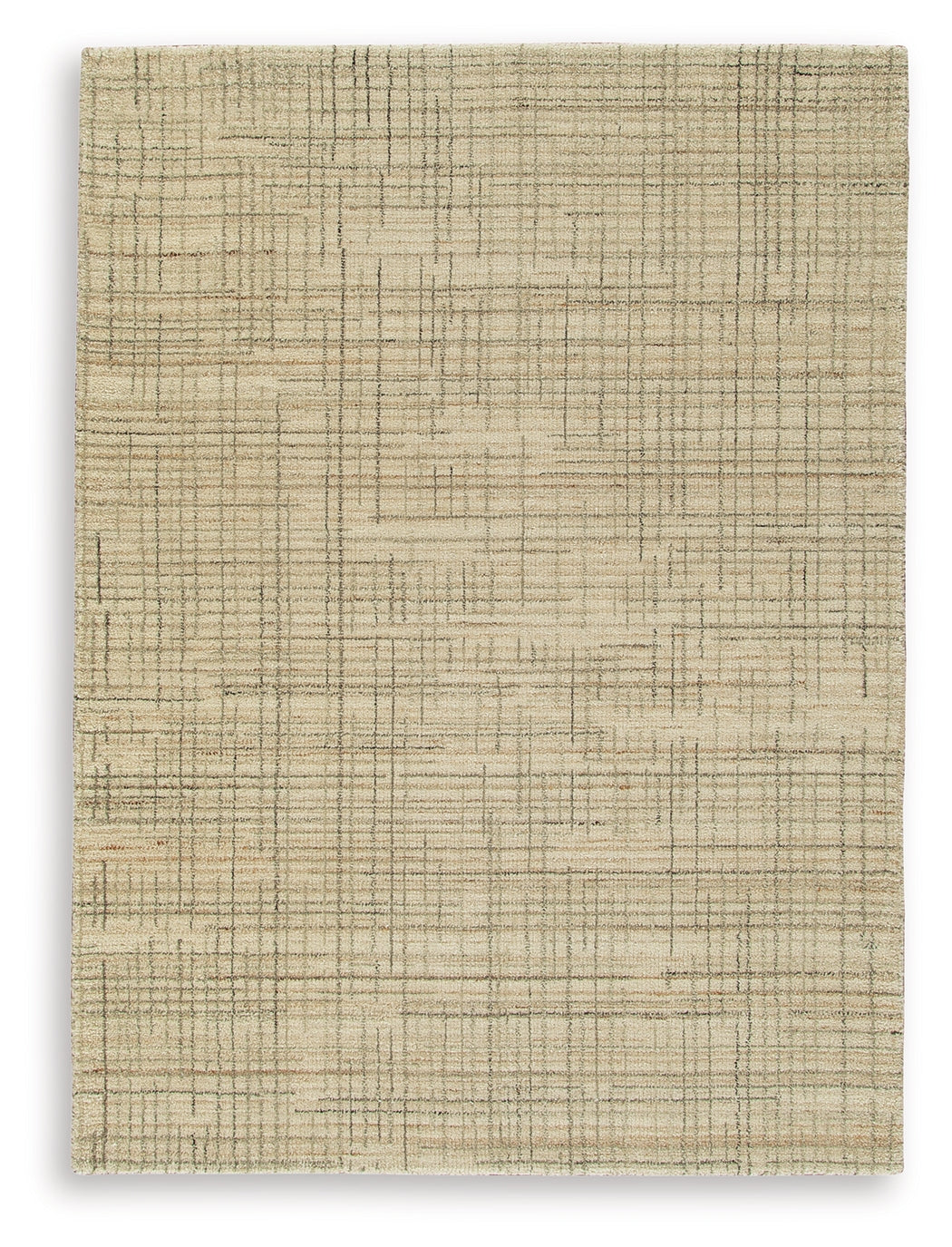Close-up detail of Janston rug hand-tufted wool blend pile