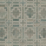 Swatch of green and ivory colors in Jossland rug