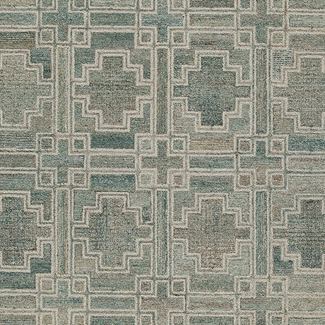 Swatch of green and ivory colors in Jossland rug
