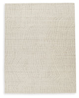 Varahill rug folded corner showing pile texture