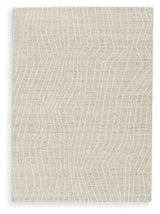 Varahill Medium Rug - rolled and flat angles