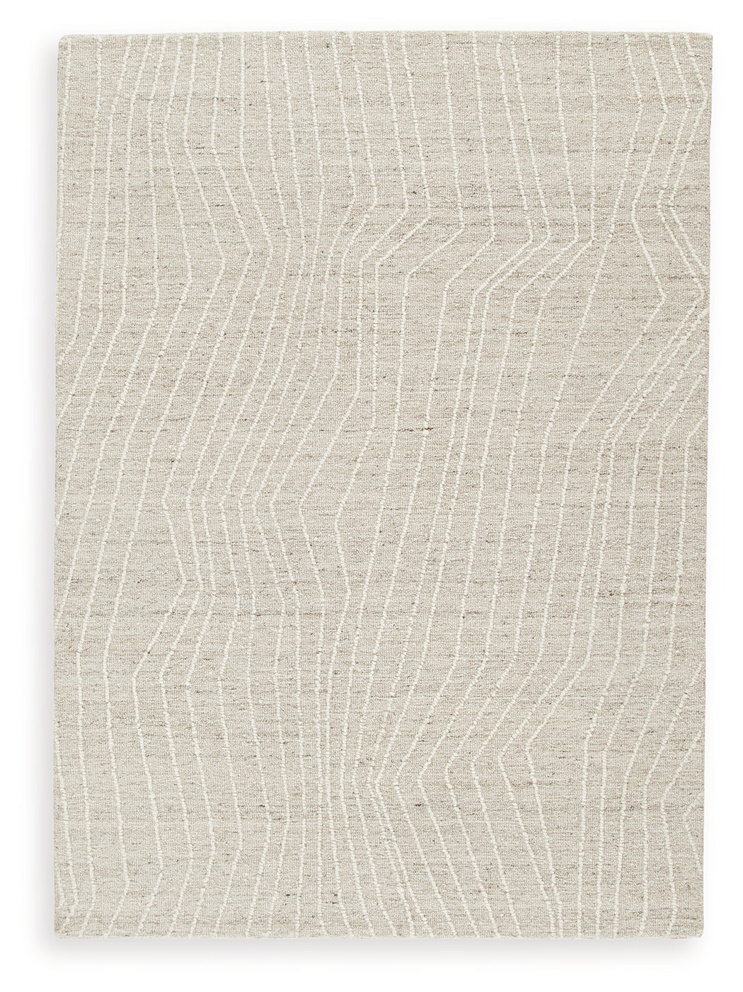 Varahill Medium Rug - rolled and flat angles