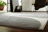 Rolled Winderburg medium rug showing edge detail