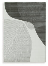 Close-up of Winderburg rug fabric texture and pattern