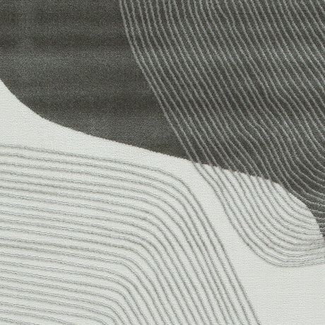 Winderburg gray and ivory rug corner detail