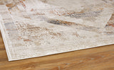 Detail of the rug's 7mm pile and woven construction