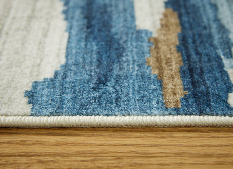 Vinlett rug backing and edge detail