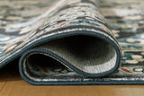 Rolled edge detail of Leningston washable rug