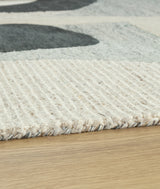 Hand-tufted high-low pile detail of Edrickhill rug