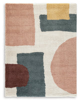 Flynnwick rug rolled showing texture detail