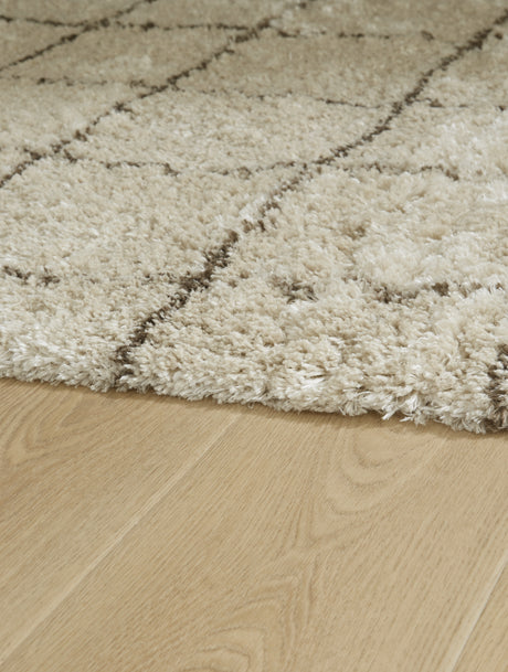 Detail of Wrenlow rug fabric texture and color