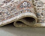 Side angle of Beritham rug detailing material and weave