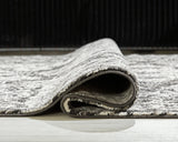 Detail of Glennisman large rug weaving and pile